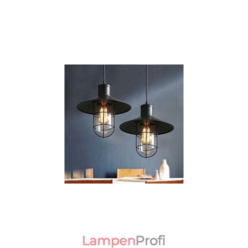 Einkopf-Vogelkäfig-Kronleuchterlampe