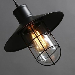 Einkopf-Vogelkäfig-Kronleuchterlampe