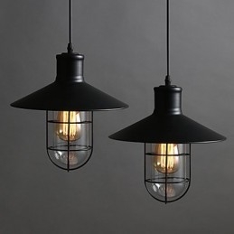 Einkopf-Vogelkäfig-Kronleuchterlampe