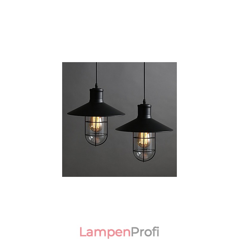 Einkopf-Vogelkäfig-Kronleuchterlampe