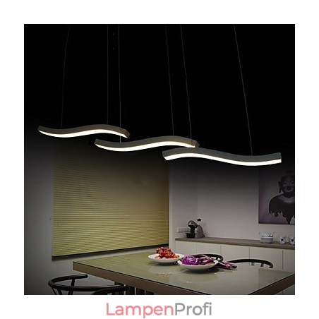 Gewelltes Design, modische, schlichte Pendelleuchte aus Acryl Gewelltes Design, modische, schlichte Pendelleuchte aus Acryl
