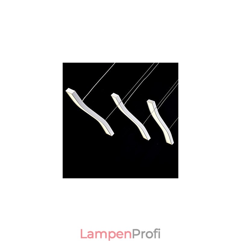 Gewelltes Design, modische, schlichte Pendelleuchte aus Acryl