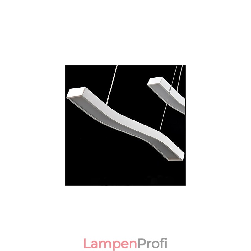 Gewelltes Design, modische, schlichte Pendelleuchte aus Acryl