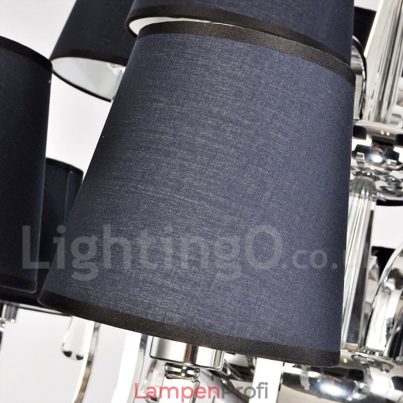 Moderner zeitgenössischer traditioneller klassischer rustikaler Lodge-Vintage-Landhaus-Insel-Kronleuchter aus Chrommetall