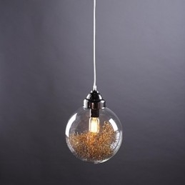 Moderne zeitgenössische traditionelle klassische Vintage Laterne Land Nickel Glas Pendelleuchte Esszimmer