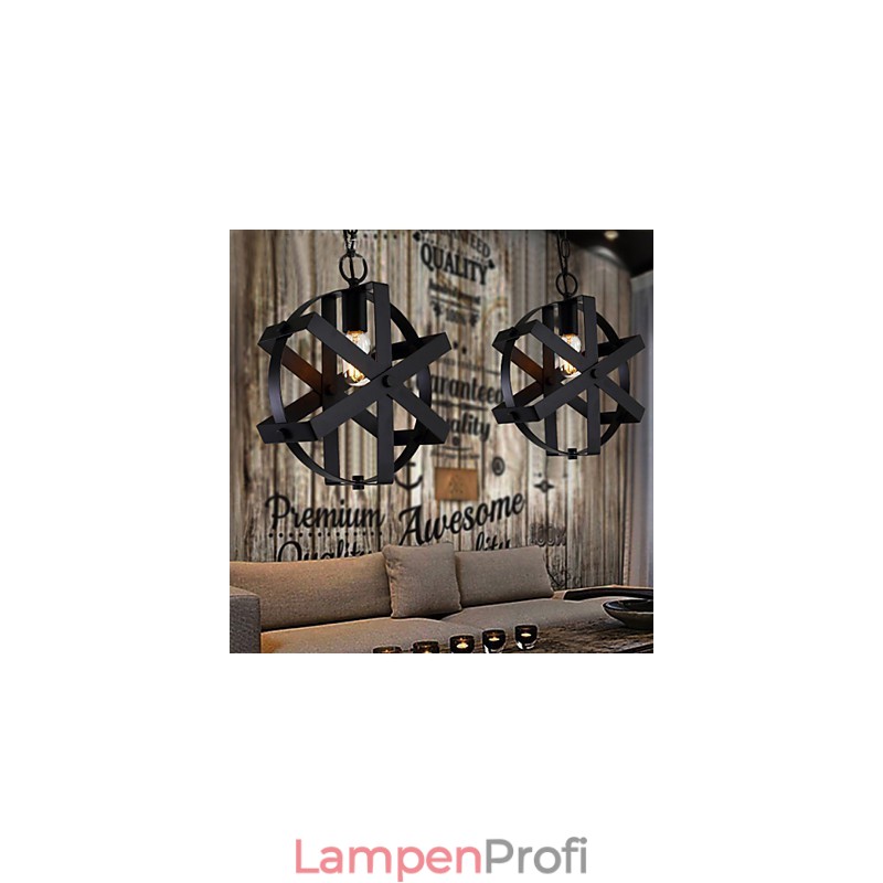 Vintage-Stil Industrielle Runde Pendelleuchte Loft Home Furnishing dekorative Kronleuchter
