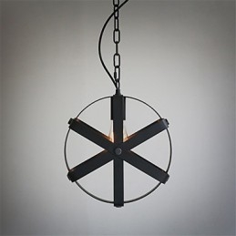 Vintage-Stil Industrielle Runde Pendelleuchte Loft Home Furnishing dekorative Kronleuchter