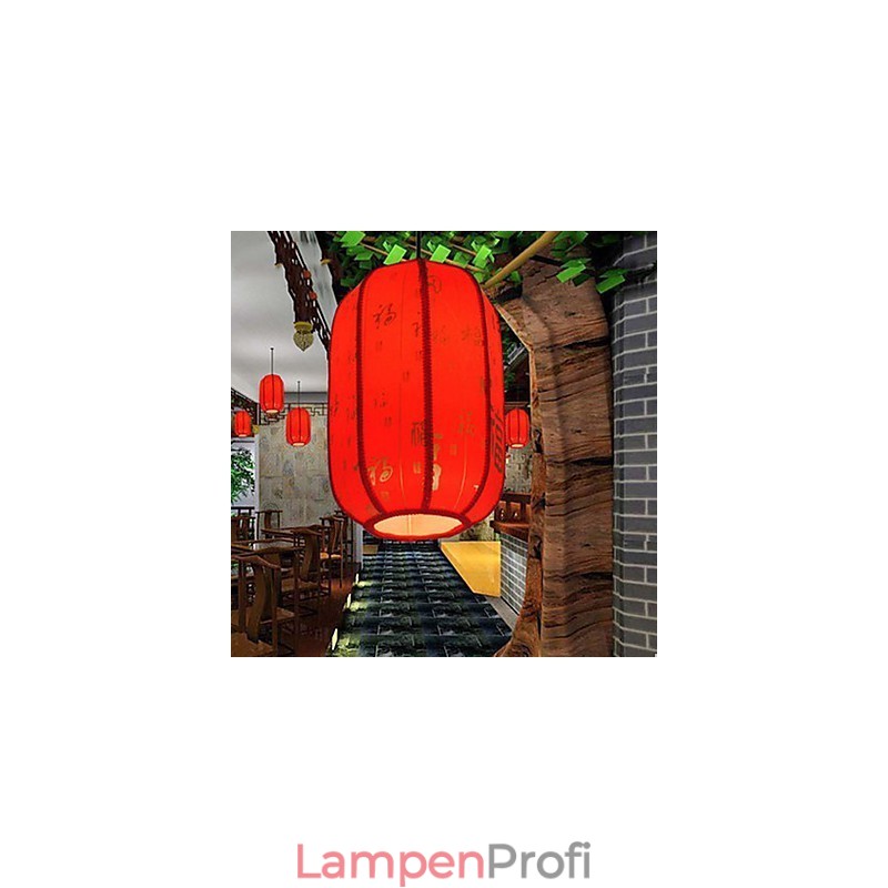 Archaize Schaffell Rote Laternen Veranda Droplight Lampe Licht
