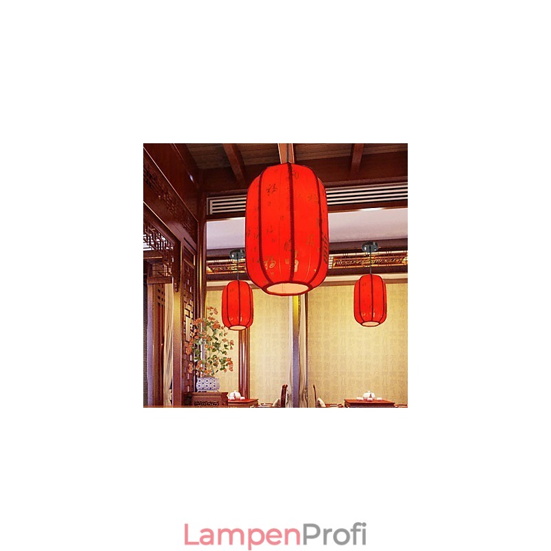 Archaize Schaffell Rote Laternen Veranda Droplight Lampe Licht