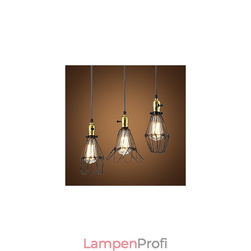 Traditionelle klassische Vintage-Retro-Landhaus-Pendelleuchte