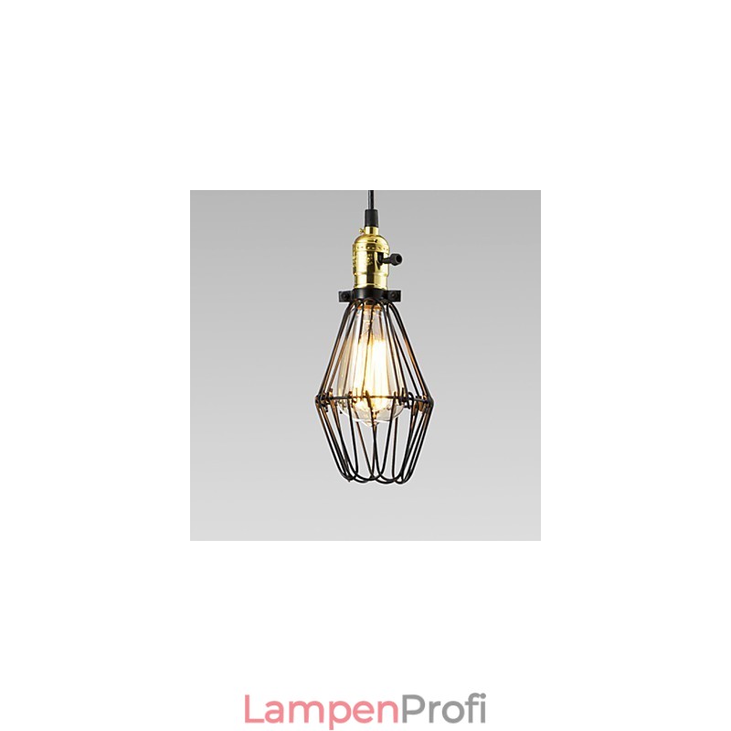 Traditionelle klassische Vintage-Retro-Landhaus-Pendelleuchte