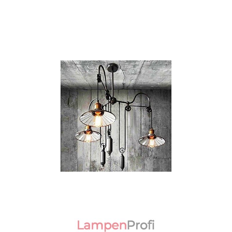 Kronleuchter aus Metall im Mini-Stil im Vintage-Landhausstil