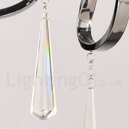 Moderner zeitgenössischer traditioneller klassischer rustikaler Lodge-Vintage-Landhaus-Insel-Kronleuchter aus Chrommetall