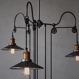 Kronleuchter aus Metall im Mini-Stil im Vintage-Landhausstil
