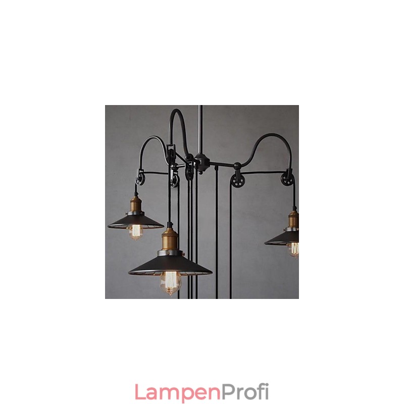 Kronleuchter aus Metall im Mini-Stil im Vintage-Landhausstil
