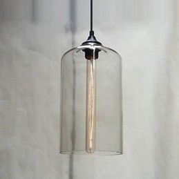 Flaschendesign-Anhänger 1 Licht Prägnante Eisenmalerei