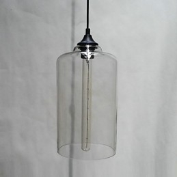 Flaschendesign-Anhänger 1 Licht Prägnante Eisenmalerei