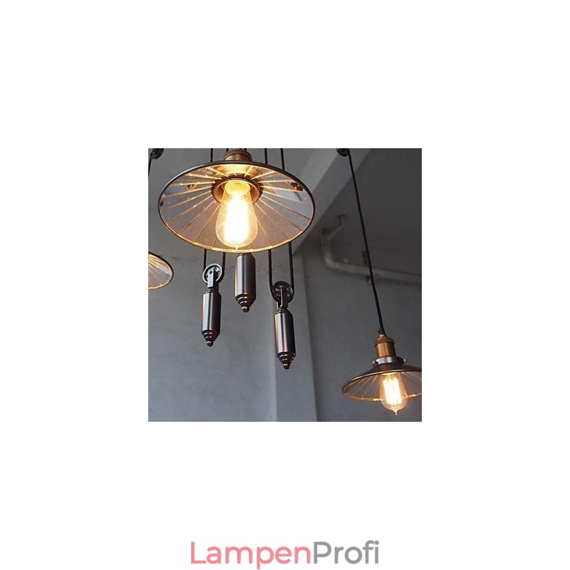 Kronleuchter aus Metall im Mini-Stil im Vintage-Landhausstil