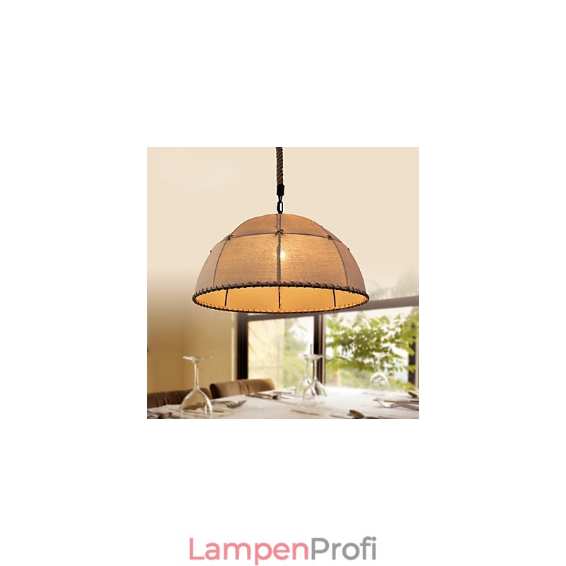 35CM Loft Industriellen Wind Geradlinig Leinen Amerikanischen Land Kreative Kunst Droplight Lampe