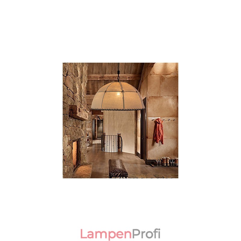 35CM Loft Industriellen Wind Geradlinig Leinen Amerikanischen Land Kreative Kunst Droplight Lampe