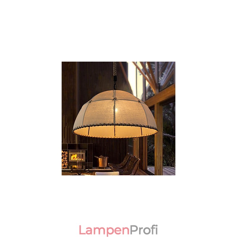 35CM Loft Industriellen Wind Geradlinig Leinen Amerikanischen Land Kreative Kunst Droplight Lampe
