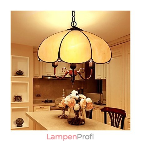 Europäischer ländlicher kreativer Kunst-Buntglas-Kronleuchter, der alte Wege wiederherstellt, Lampenlicht Europäischer ländlicher kreativer Kunst-Buntglas-Kronleuchter, der alte Wege wiederherstellt, Lampenlicht