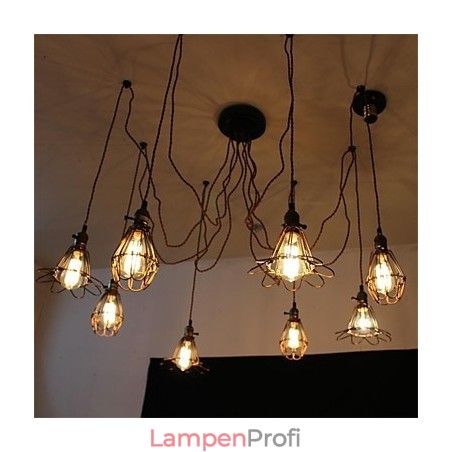 American Country Retro 8 Kopf Schönheit Blume Anhänger