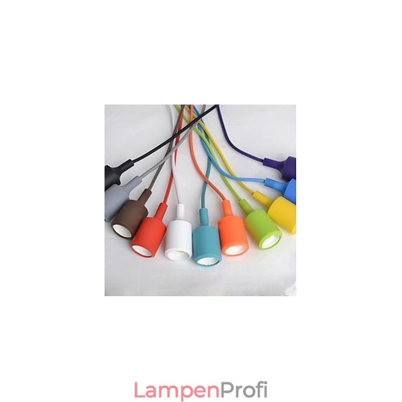 Hängelampe in sieben Farben