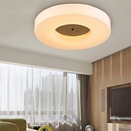 Moderne zeitgenössische Country Mini-Stil andere Holz Bambus Pendelleuchte