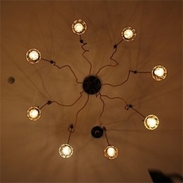 American Country Retro 8 Kopf Schönheit Blume Anhänger