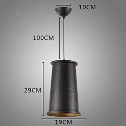 Retro Designer Metall Pendelleuchte