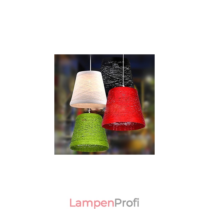 Moderne ländliche Cany Art gewebte Rattan-Einzelkopf-Hängelampe