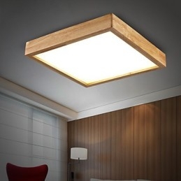 Moderne zeitgenössische Country Mini-Stil andere Holz Bambus Pendelleuchte