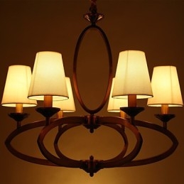 Rustikaler Kronleuchter im Vintage-Mini-Stil aus galvanisiertem Metall der Lodge