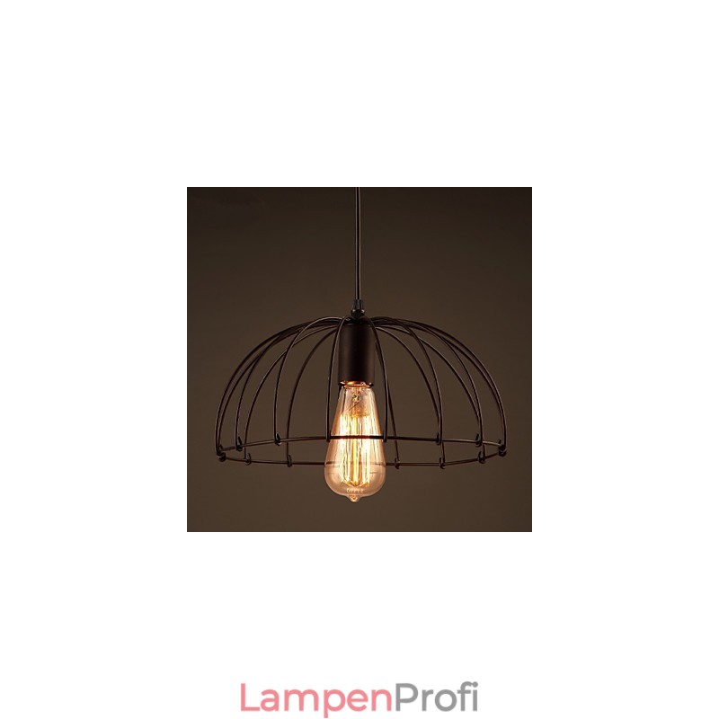 Retro Designer Metall Pendelleuchte