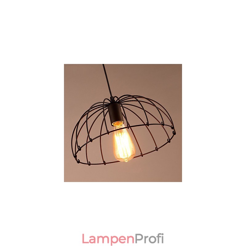 Retro Designer Metall Pendelleuchte