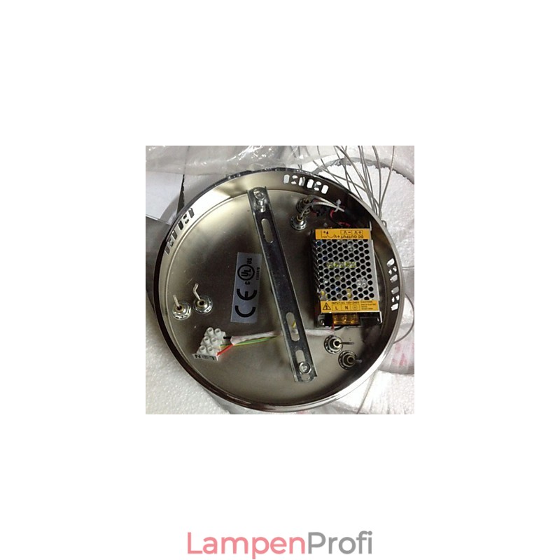 Pendelleuchten Deckenleuchte Kronleuchter Beleuchtung Rund 4 Ringe Großer Ring Bernstein Kristall und andere Klare Kristalle