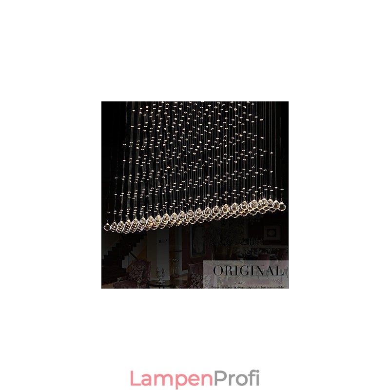 K9 Kristall Pendelleuchte Hängedraht Kronleuchter Beleuchtung Deckenleuchte Indoor Cafe