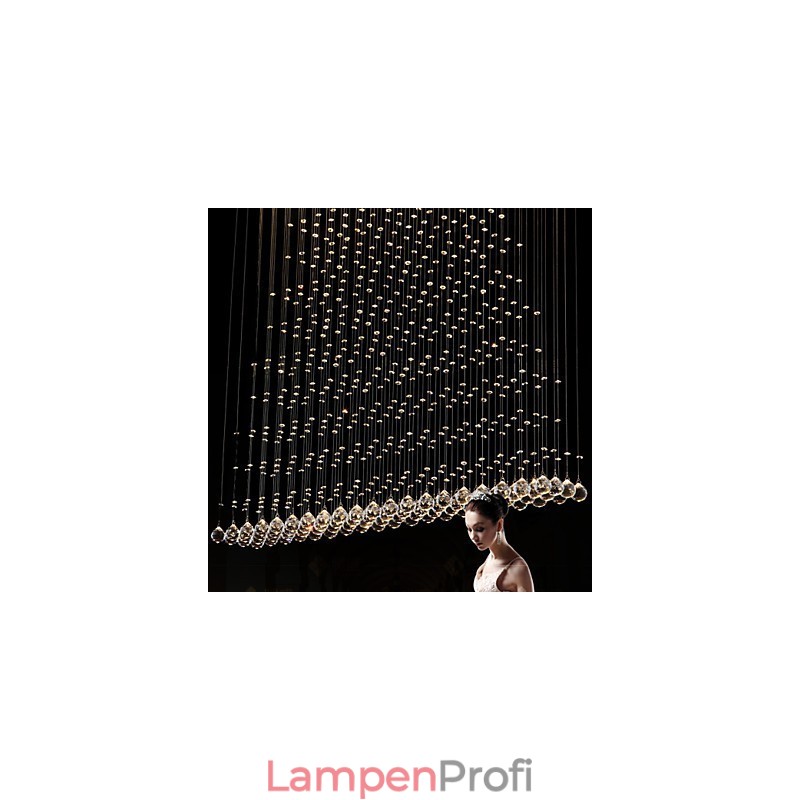 K9 Kristall Pendelleuchte Hängedraht Kronleuchter Beleuchtung Deckenleuchte Indoor Cafe