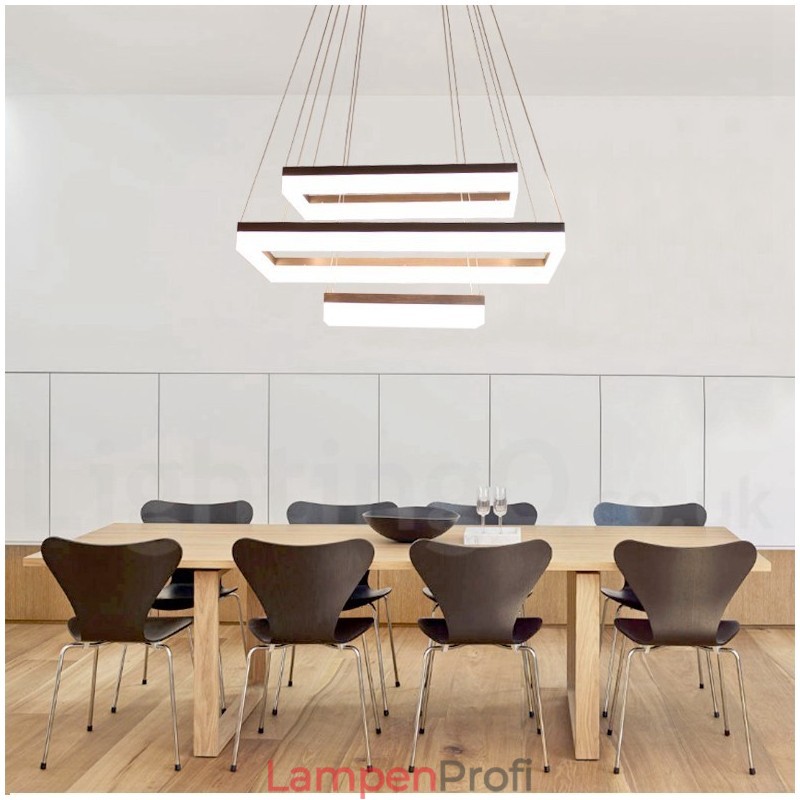 Wi-Fi Smart Dimmable 3 Tiers Moderne zeitgenössische Stil Home Pendelleuchte