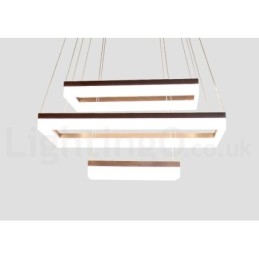 Wi-Fi Smart Dimmable 3 Tiers Moderne zeitgenössische Stil Home Pendelleuchte