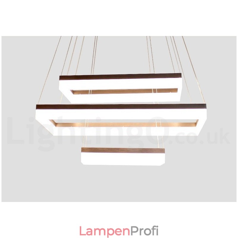 Wi-Fi Smart Dimmable 3 Tiers Moderne zeitgenössische Stil Home Pendelleuchte