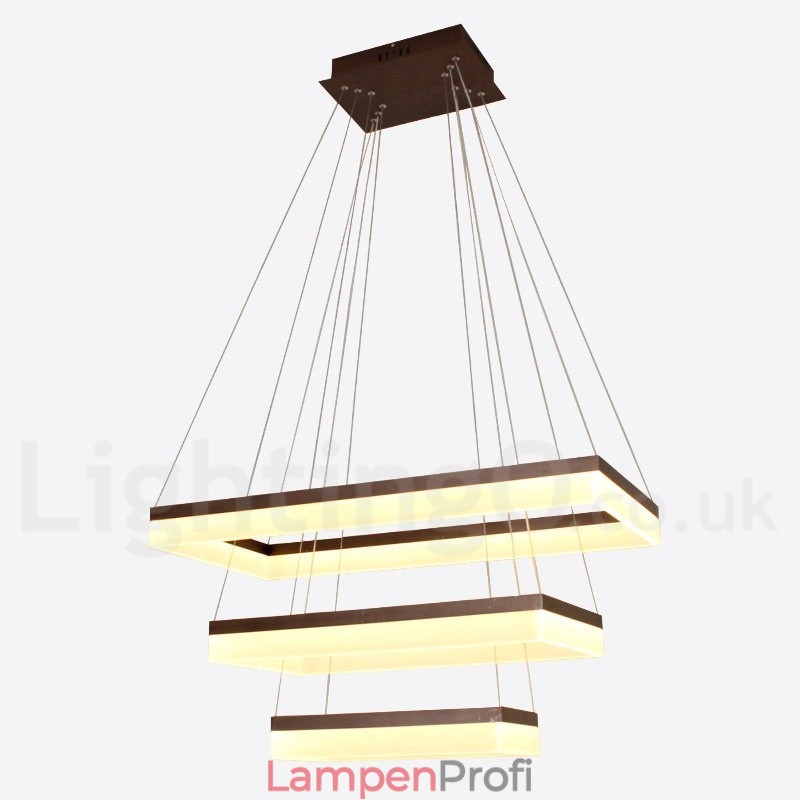 Wi-Fi Smart Dimmable 3 Tiers Moderne zeitgenössische Stil Home Pendelleuchte