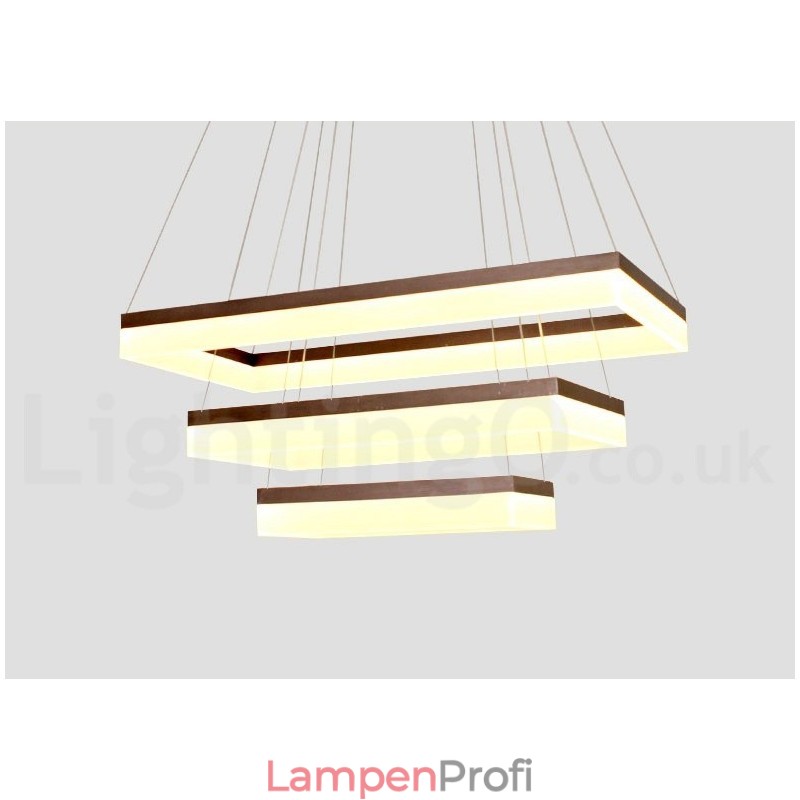 Wi-Fi Smart Dimmable 3 Tiers Moderne zeitgenössische Stil Home Pendelleuchte