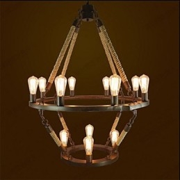 Amerikanische Industrielle Windge Hemp 12 Europäische Retro Lampe