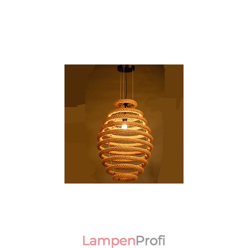 Amerikanischer Country-Hanf-Waben-Kronleuchter