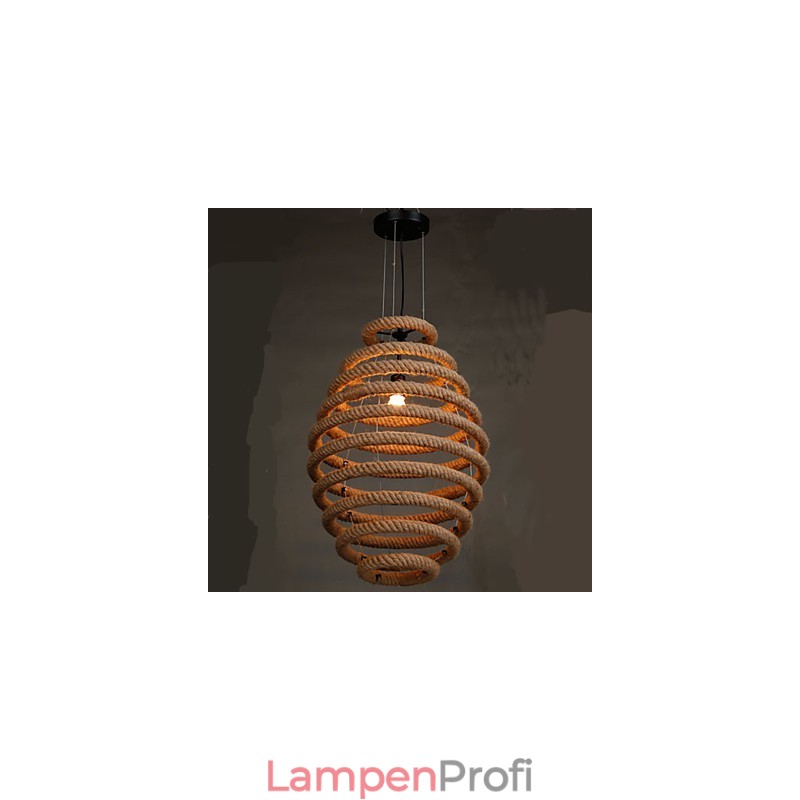 Amerikanischer Country-Hanf-Waben-Kronleuchter