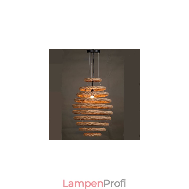 Amerikanischer Country-Hanf-Waben-Kronleuchter