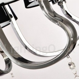 Moderner zeitgenössischer traditioneller klassischer rustikaler Lodge-Vintage-Landhaus-Insel-Kronleuchter aus Chrommetall