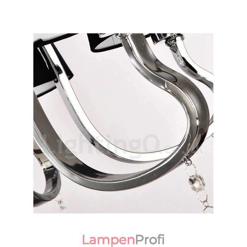 Moderner zeitgenössischer traditioneller klassischer rustikaler Lodge-Vintage-Landhaus-Insel-Kronleuchter aus Chrommetall